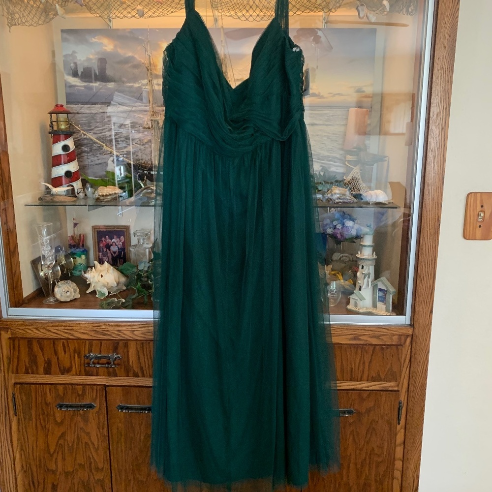 Davids Bridal Green Formal Dress